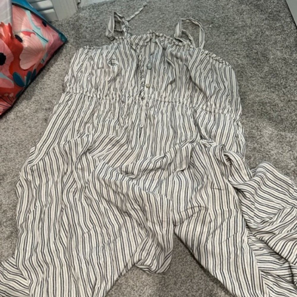 Striped Jumpsuit